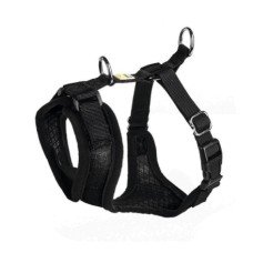 Шлейка для собак HUNTER Manoa M (44-55см)  нейлон/сетчатый текстиль черный