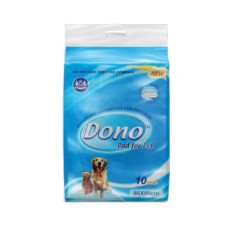 Одноразовые впитывающие пеленки DONO PET PAD 60x90, 10шт