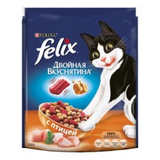 Корм для кошек FELIX Doubly Delicious птица