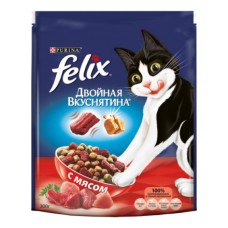 Корм для кошек FELIX Doubly Delicious мясо