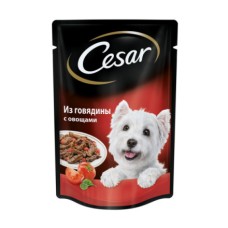 Корм для собак CESAR Говядина с овощами конс.