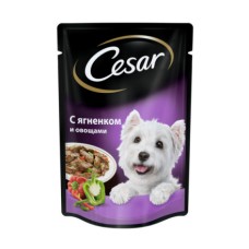 Корм для собак CESAR Ягненок с овощами конс.