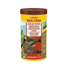 Корм для рыб SERA Wels Chips для сомов "прилипал", чипсы 1000мл (380г)