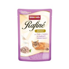 Корм для кошек ANIMONDA Rafiné Soupé индейка, ягненок в йогуртово-сливочном соусе конс. пауч