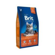 Корм для кошек BRIT Premium Cat Indoor для живущих в помещении, курица и печень