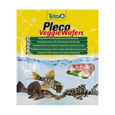 Корм для рыб TETRA Pleco Veggie Waffers пластинки с добавлением цукини для донных рыб