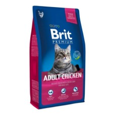 Корм для кошек BRIT Premium Cat мясо курицы, куриная печень