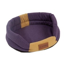 Лежак для животных KATSU Animal фиолетовый/песочный 72х60х18см