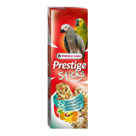 Лакомство для птиц VERSELE-LAGA Prestige палочки для крупных попугаев, с экзотическими фруктами 2х