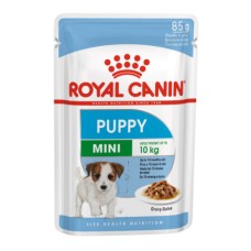 Корм для щенков ROYAL CANIN Mini Puppy для мелких пород, соус пауч