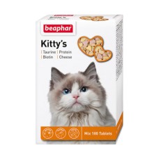 Витамины для кошек BEAPHAR Kitty's MIX смесь 180шт
