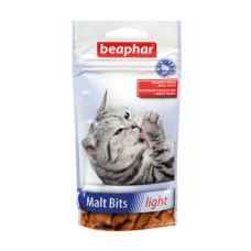 Лакомство для кошек BEAPHAR Подушечки с мальт-пастой Malt-Bits, Light