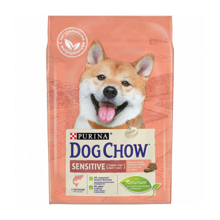 Корм для собак DOG CHOW с чувствительным пищеварением, лосось