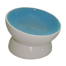 Миска для животных FOXIE Dog Bowl голубая керамическая 13х13х11см 170мл