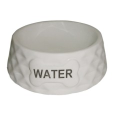 Миска для животных FOXIE Diamond Water белая керамическая 15,5х15,5х5см 200мл