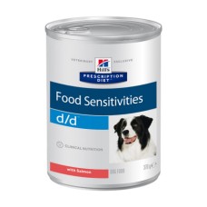 Корм для собак Hill's Prescription Diet Canine D/D дерматиты и пищев. аллергия лосось конс.