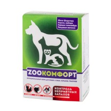 Кормовая добавка для контроля запахов ZOOКОМФОРТ для кошек, собак, хорьков и грызунов, 90 таб.