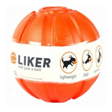 Игрушка для собак LIKER Мячик 7см оранжевый