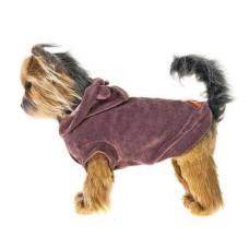 Куртка для собак HAPPY PUPPY Гламур коричневая 2 24см