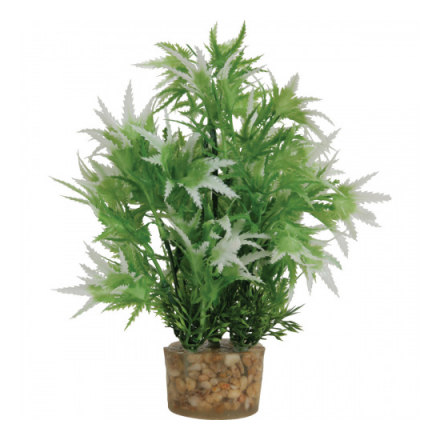 Растение для аквариумов ZOLUX пластиковое в грунте 5x5x20см M1