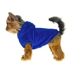 Куртка для собак HAPPY PUPPY Гламур синяя 4 32см