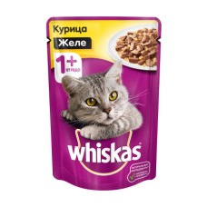 Корм для кошек Whiskas желе с курицей конс.