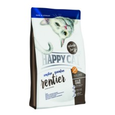 Корм для кошек HAPPY CAT с чувствительным пищеварением, беззерновой, оленина  1,