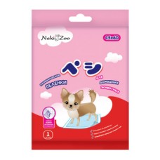 Пеленки MANEKI NekiZoo гигиенические для домашних животных, впитывающие, одноразовые, 45х60см 1шт