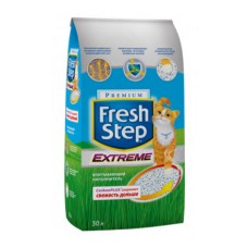 Наполнитель для кошачьего туалета FRESH STEP с тройным контролем запаха впитывающий 15,8