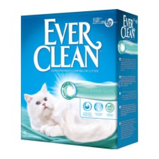 Наполнитель для кошачьего туалета EVER CLEAN Aqua Breeze комкующийся, аромат Морской бриз 6л