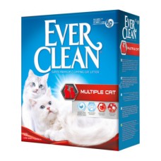 Наполнитель для кошачьего туалета EVER CLEAN Multiple Cat комкующийся для нескольких кошек