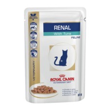 Корм для кошек ROYAL CANIN Vet Diet Renal при почечной недостаточности тунец пауч