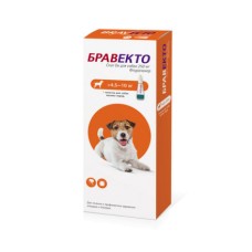 Капли INTERVET Бравекто Spot On для собак 4,5-10 кг, 250мг