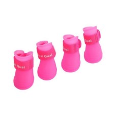 Ботинки для собак ГРЫЗЛИК АМ силиконовые розовые размер M 5х 4см