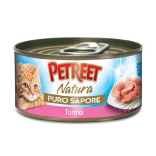 Корм для кошек PETREET кусочки тунца в рыбном супе конс.
