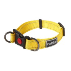 Ошейник для собак RUKKA Pets Bliss Polar Collar 20мм/30-40см Жёлтый