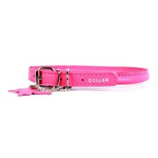 Ошейник для собак COLLAR Glamour круглый для длинношерстных собак 8мм 33-41см розовый