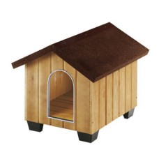 Будка для собак FERPLAST Domus Small деревянная, 61х74,5х55см