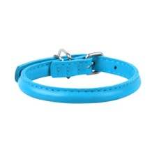 Ошейник для собак CoLLaR Glamour круглый для длинношерстных собак 8мм, 25-33см синий