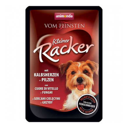 Корм для собак ANIMONDA Vom Feinsten Kleiner Racker c телячьим сердцем и грибами пауч