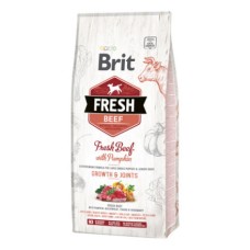 Корм для щенков BRIT Fresh Говядина с тыквой для крупных пород