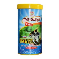 Корм для рыб AQUAV Tropical Fish Flakes Хлопья для всех видов троп. рыб,баночки 100мл