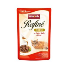 Корм для кошек ANIMONDA Rafin Soup коктейль из индейки, телятины и сыра конс.