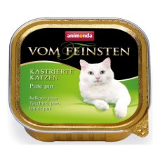 Корм для кошек ANIMONDA Vom Feinsten для кастрированных кошек отборная индейка конс.