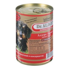 Корм для собак DR. ALDER`S Алдерс Гарант 80%рубленного мяса Говядина конс.