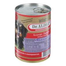 Корм для собак DR. ALDER`S Алдерс Гарант 80%рубленного мяса Ягнёнок конс.