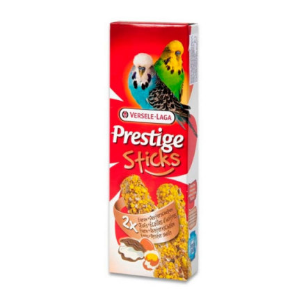 Лакомство для птиц VERSELE-LAGA Prestige палочки для волнистых попугаев с яйцом и ракушечником 2х
