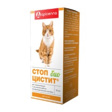 Препарат Apicenna Стоп-Цистит суспензия для кошек, 30мл