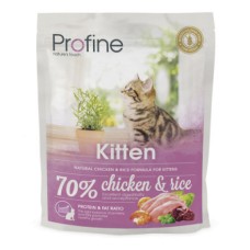Корм для котят PROFINE Kitten от 1 до 12 месяцев курица, рис