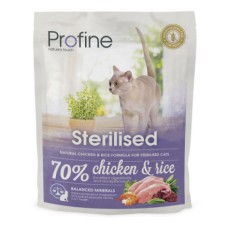 Корм для кошек PROFINE Sterilised для стерилизованных и кастрированных курица, рис